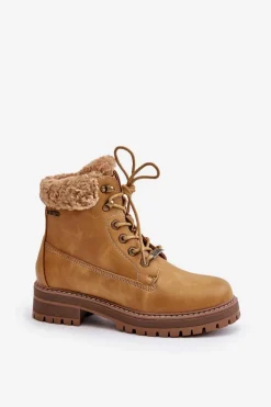 Ocieplane Trapery Damskie Big Star OO274A285 Camel