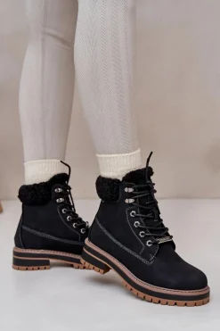 Ocieplane Trapery Damskie Big Star OO274A287 Czarne