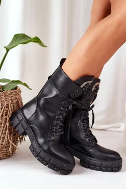 Ocieplane Workery Z Kamieniami Czarne Hadley