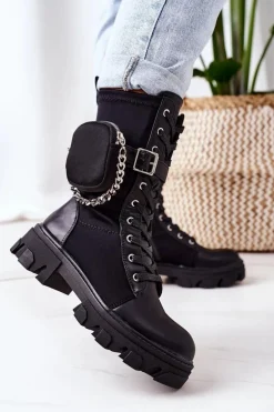 Ocieplane Workery Z Nerką Czarne Look At Me