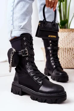 Ocieplane Workery Z Nerką Czarne Look At Me