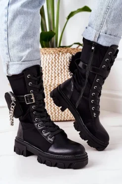 Ocieplane Workery Z Nerką Czarne Look At Me