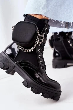 Ocieplane Workery Z Nerką Czarne Get The Look