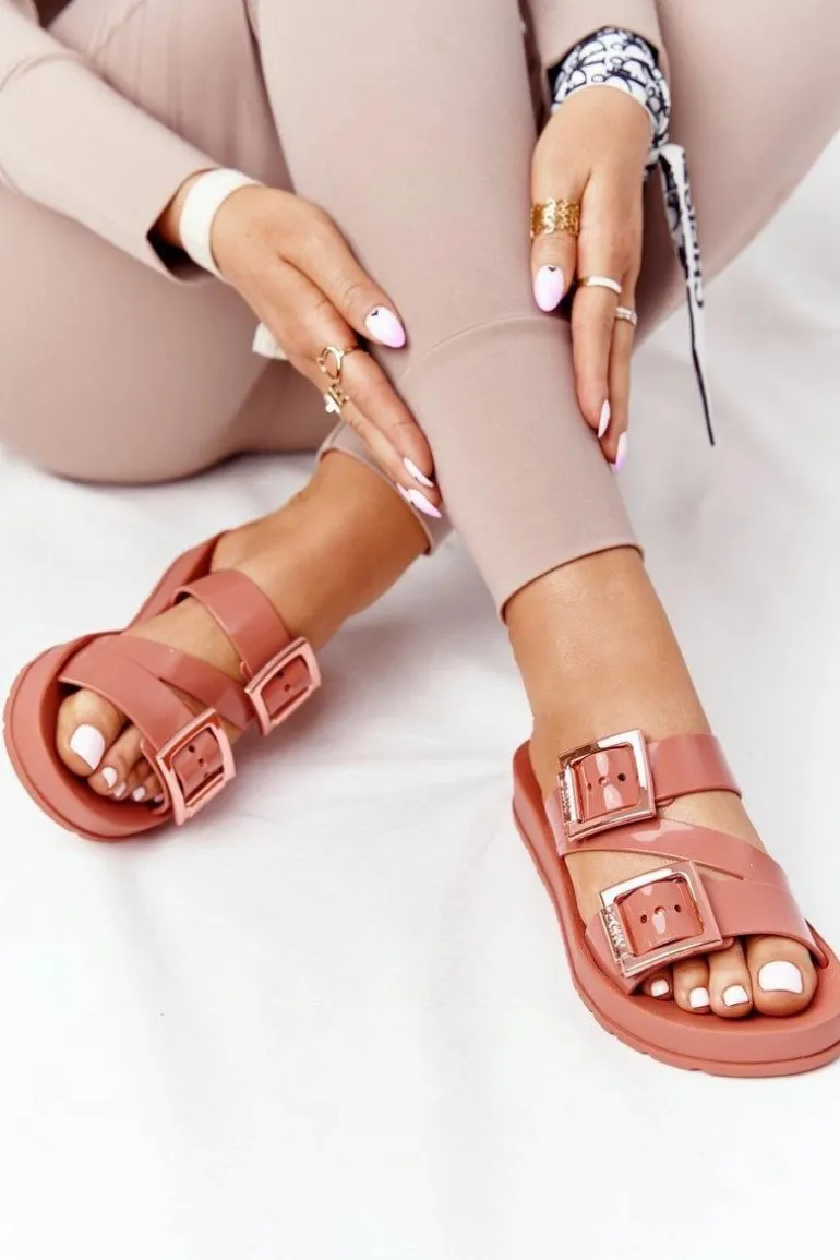 Pachnące Gumowe Klapki Eco Friendly ZAXY HH285106 Ceglaste