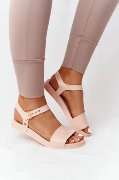 Pachnące Gumowe Sandaly Eco Friendly ZAXY HH285123 Nude