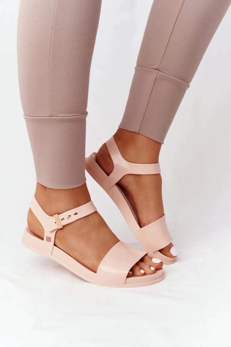 Pachnące Gumowe Sandaly Eco Friendly ZAXY HH285123 Nude