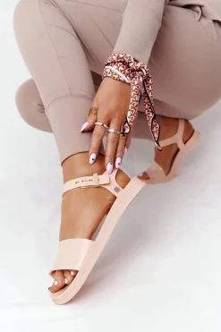 Pachnące Gumowe Sandaly Eco Friendly ZAXY HH285123 Nude