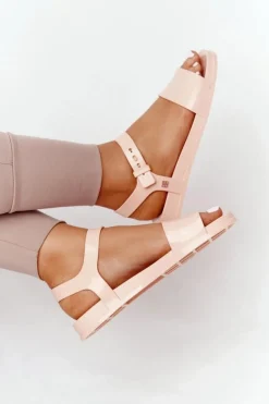 Pachnące Gumowe Sandaly Eco Friendly ZAXY HH285123 Nude