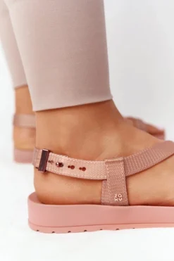 Pachnące Gumowe Sandaly Eco Friendly ZAXY HH285167 Nude