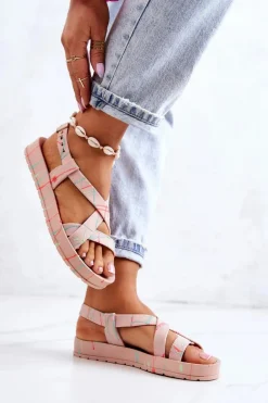 Pachnące Gumowe Sandały Eco Friendly ZAXY HH285266 Nude