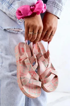 Pachnące Gumowe Sandały Eco Friendly ZAXY HH285266 Nude