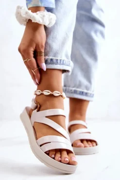 Pachnące Gumowe Sandały ZAXY HH285072 Jasnobeżowe