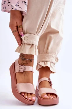 Pachnące Hipoalergiczne Sandały ZAXY JJ285242 Nude