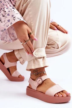 Pachnące Hipoalergiczne Sandały ZAXY JJ285242 Nude