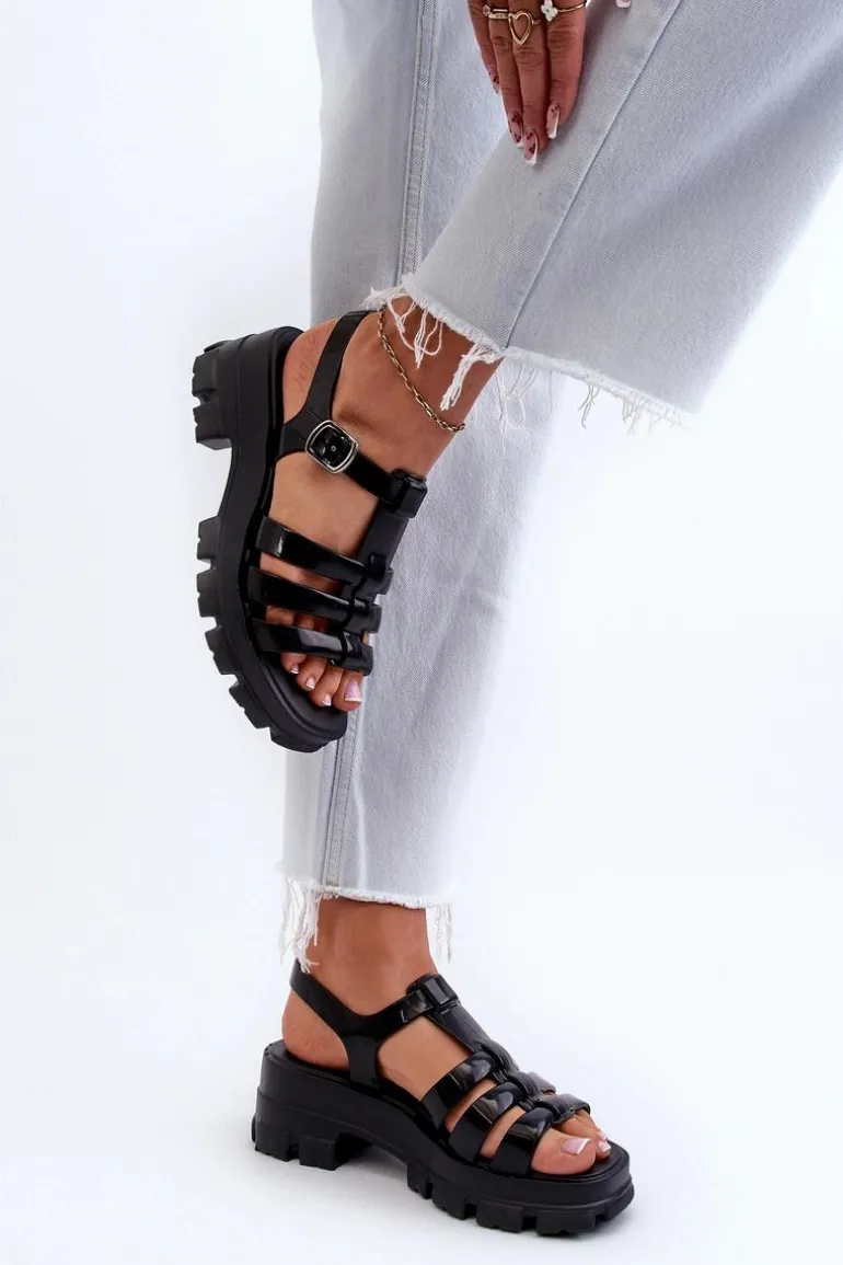 Pachnące Sandały Damskie ZAXY NN285039 Czarne