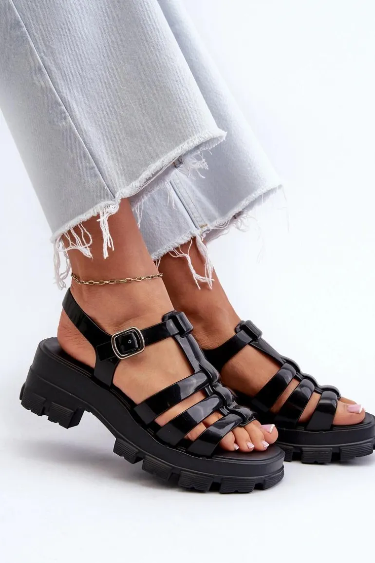 Pachnące Sandały Damskie ZAXY NN285039 Czarne