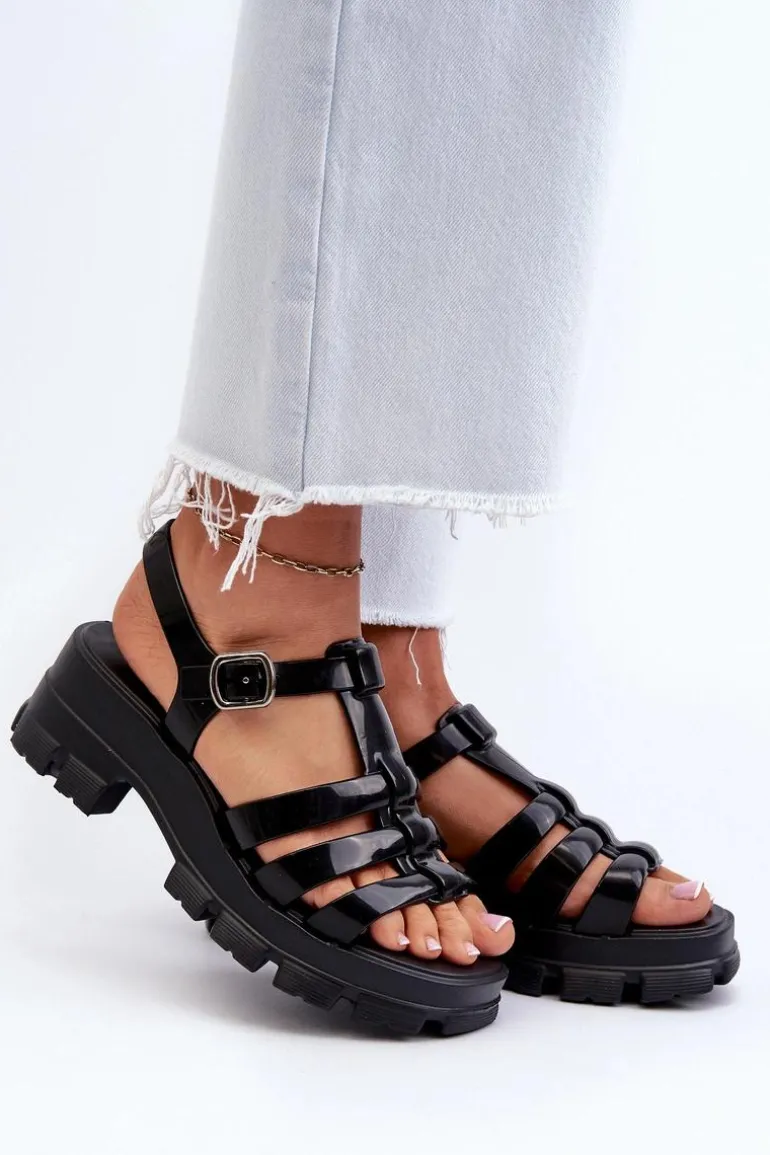 Pachnące Sandały Damskie ZAXY NN285039 Czarne