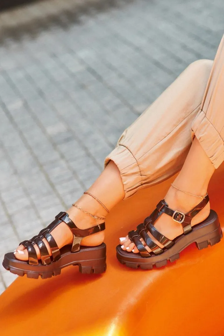 Pachnące Sandały Damskie ZAXY NN285039 Czarne