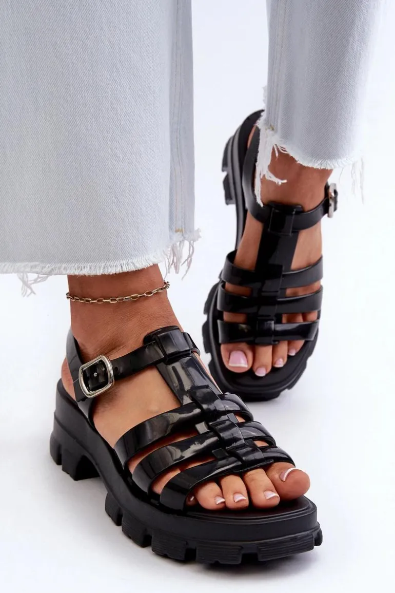 Pachnące Sandały Damskie ZAXY NN285039 Czarne