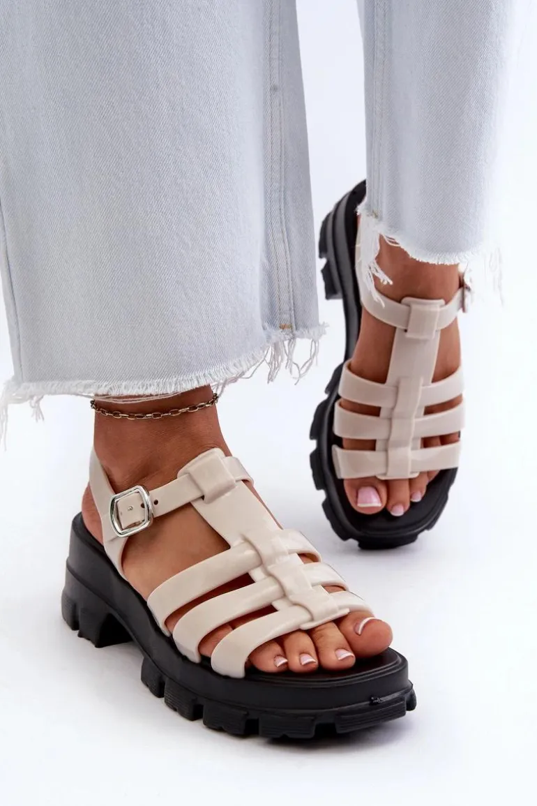 Pachnące Sandały Damskie ZAXY NN285040 Jasnobeżowe