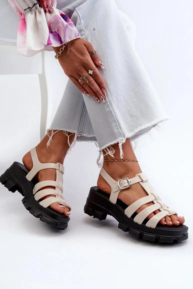 Pachnące Sandały Damskie ZAXY NN285040 Jasnobeżowe