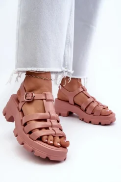 Pachnące Sandały Damskie ZAXY NN285038 Brudny Róż