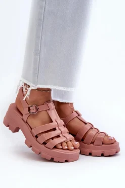 Pachnące Sandały Damskie ZAXY NN285038 Brudny Róż