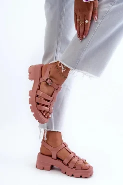 Pachnące Sandały Damskie ZAXY NN285038 Brudny Róż