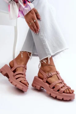 Pachnące Sandały Damskie ZAXY NN285038 Brudny Róż