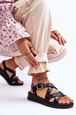 Pachnące Sandały Eco Friendly ZAXY JJ285093 Czarne