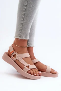 Pachnące Sandały Na Rzep ZAXY LL285061 Jasnoróżowe