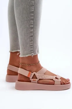 Pachnące Sandały Na Rzep ZAXY LL285061 Jasnoróżowe