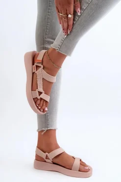 Pachnące Sandały Na Rzep ZAXY LL285061 Jasnoróżowe