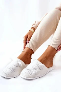 Papcie Błyszczące Kotki Z Uszami Białe Kaisy