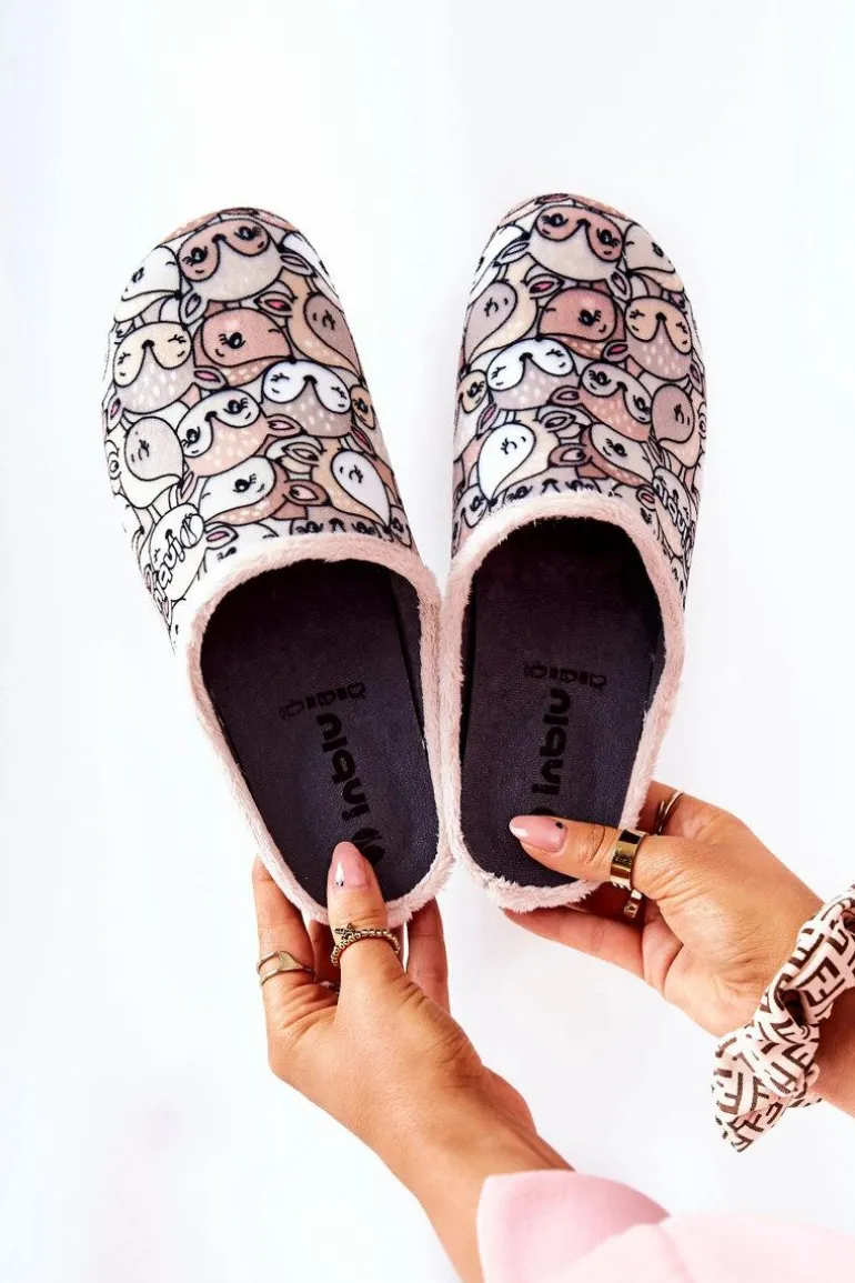 Papcie Klapki Befado Sarenki 155D203 Beżowe