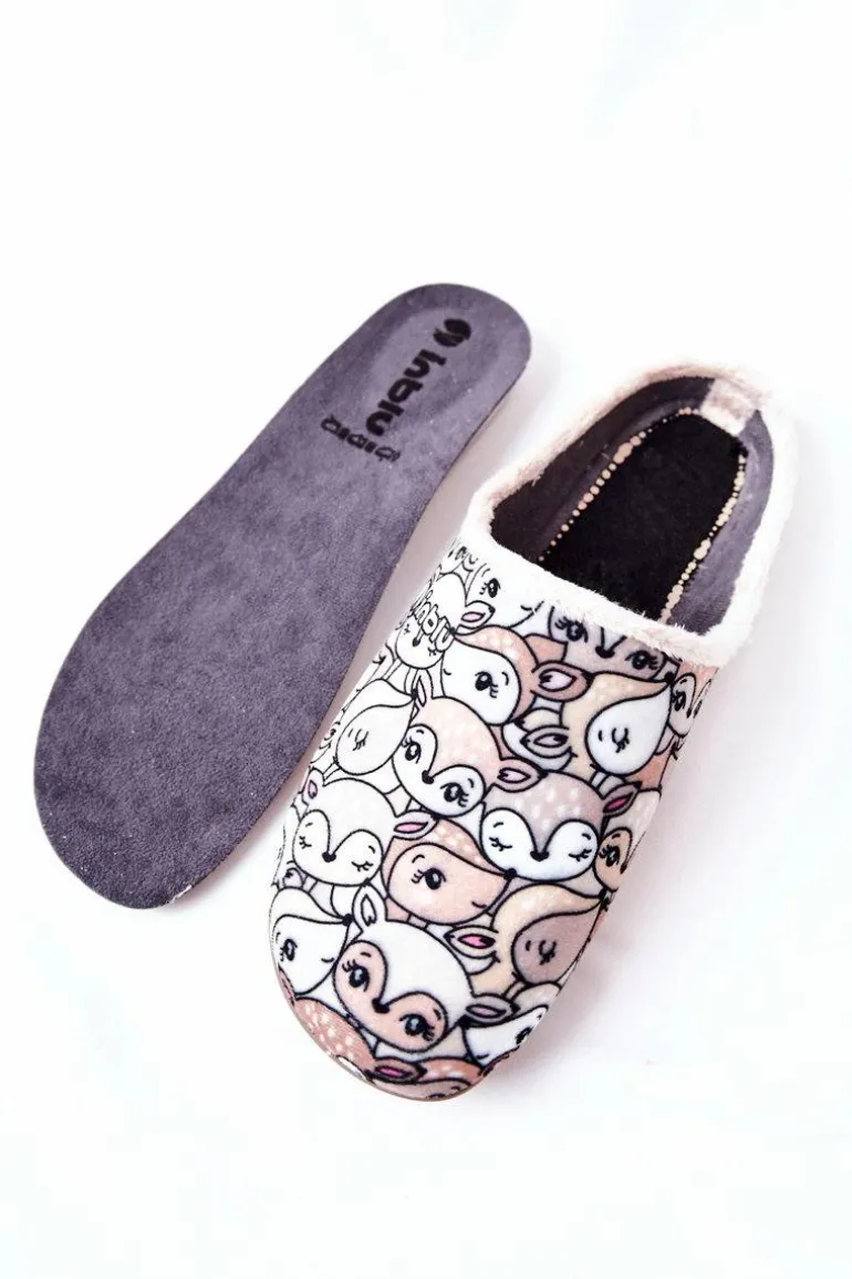 Papcie Klapki Befado Sarenki 155D203 Beżowe