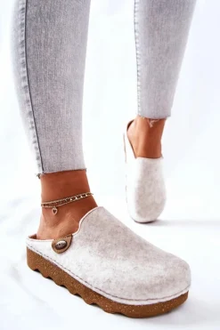 Papcie Klapki Profilaktyczne Inblu DK06 002 Beżowe