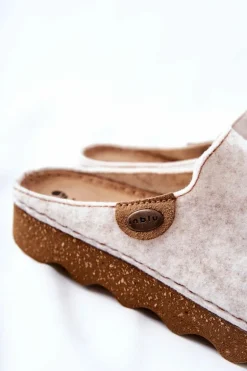 Papcie Klapki Profilaktyczne Inblu DK06 002 Beżowe