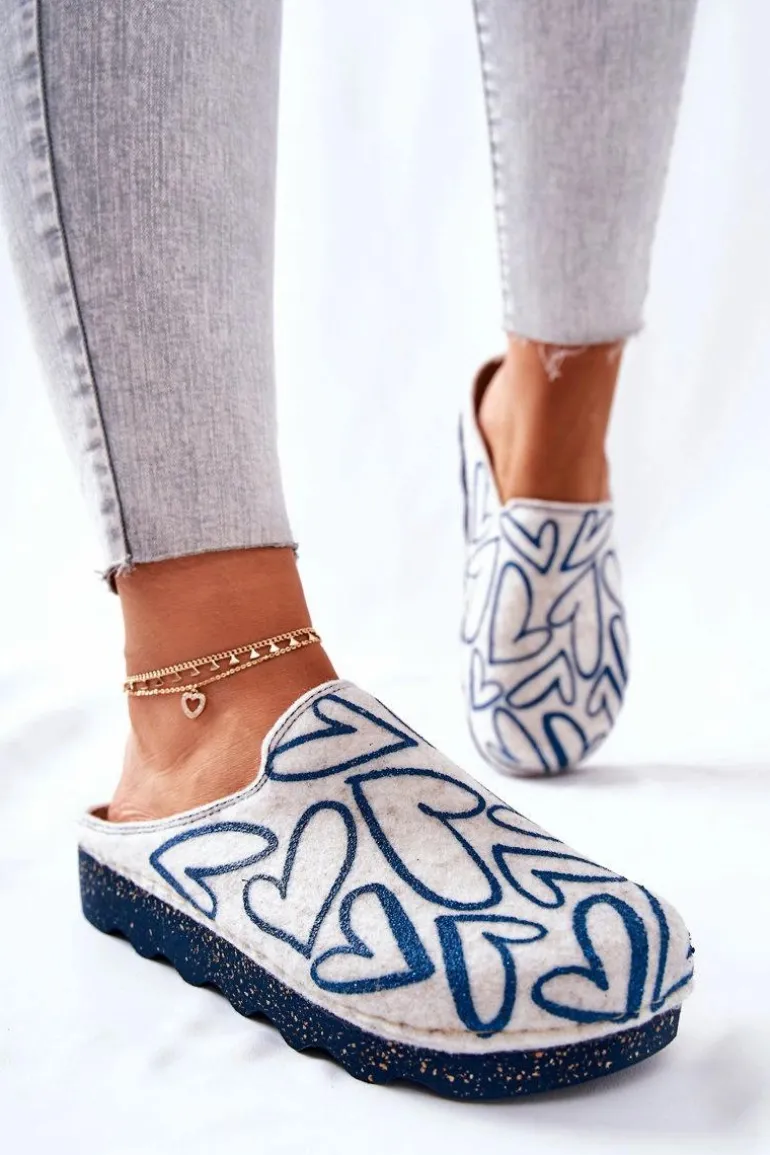 Papcie Klapki Profilaktyczne Inblu DK07 002 Beżowe