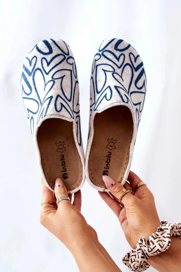 Papcie Klapki Profilaktyczne Inblu DK07 002 Beżowe