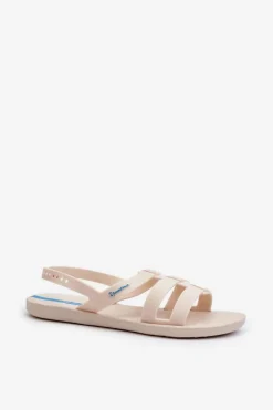 Płaskie Sandały Damskie 83516 Ipanema Style Sandal Fem Beżowe