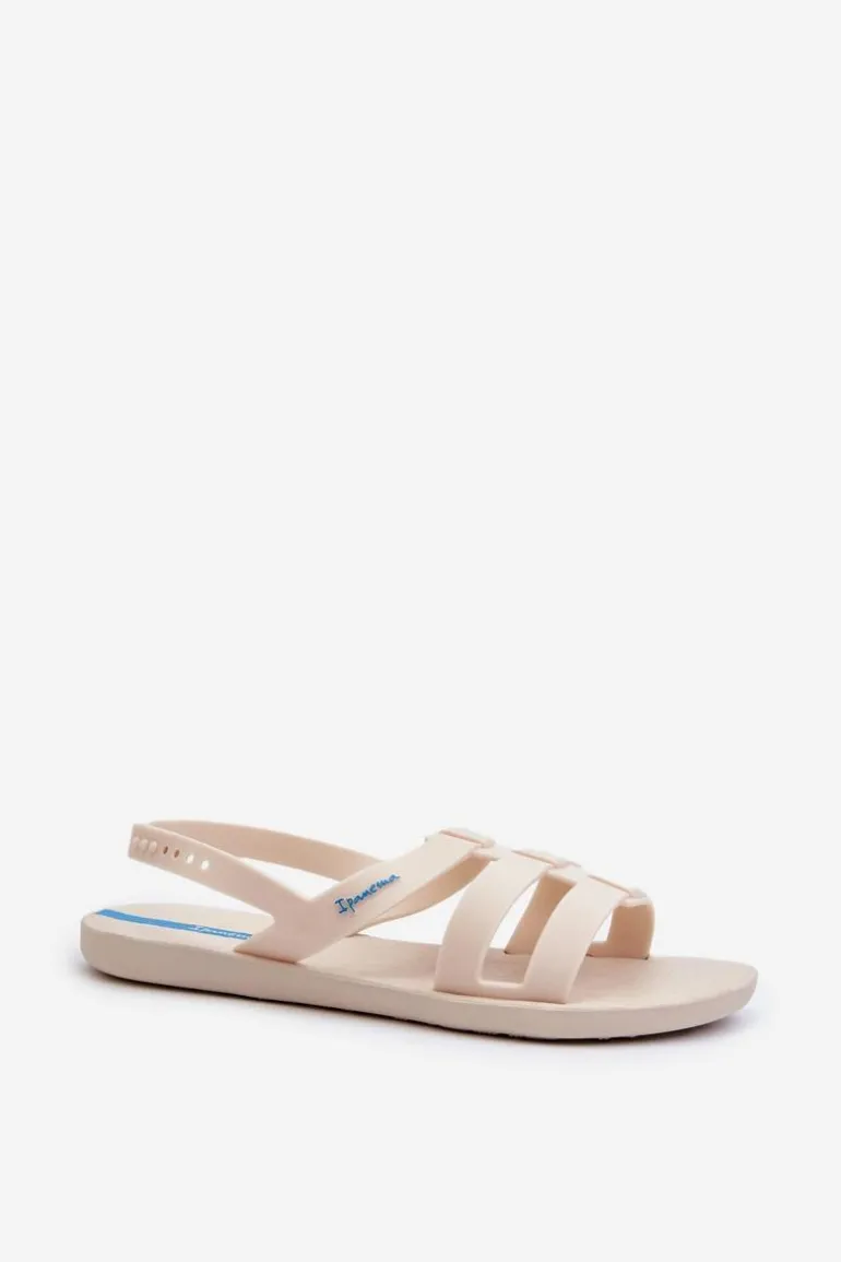 Płaskie Sandały Damskie 83516 Ipanema Style Sandal Fem Beżowe