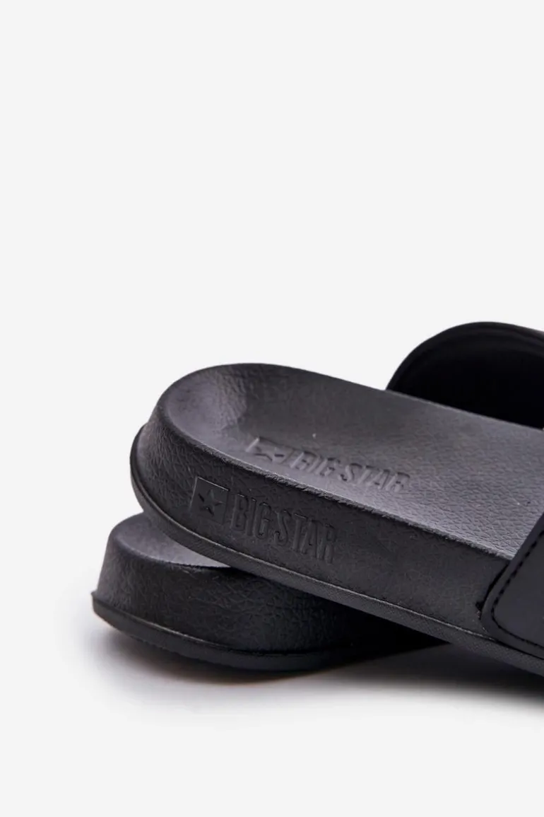 Piankowe Klapki Damskie Big Star OO274040 Czarne