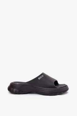 Piankowe Klapki Damskie Big Star RR274A577 Czarne