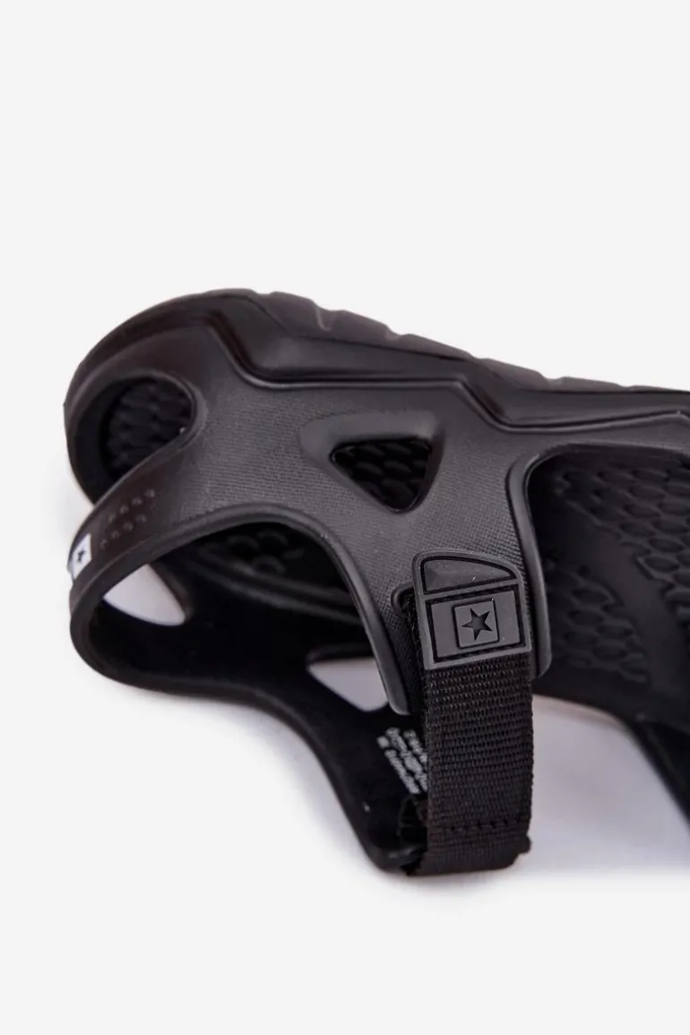 Piankowe Sandały Damskie Na Platformie Big Star RR274A512 Czarne