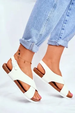 Sandały Damskie Big Star Białe FF274623