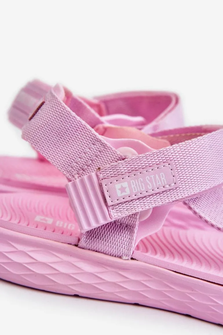 Sandały Damskie Big Star LL274A100 Różowe