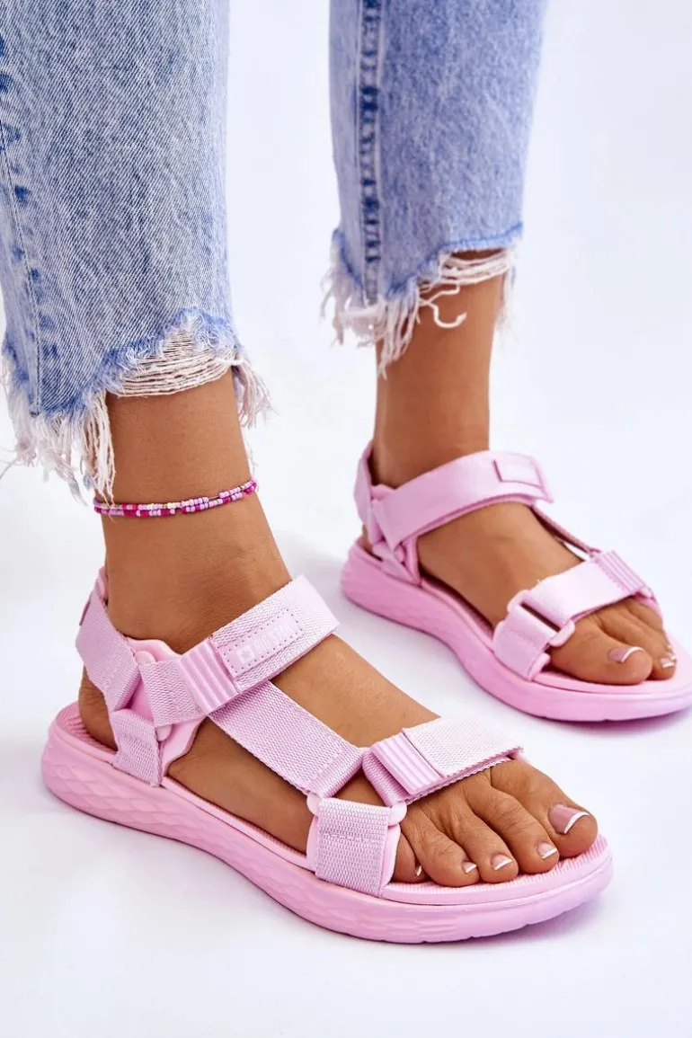 Sandały Damskie Big Star LL274A100 Różowe