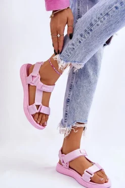 Sandały Damskie Big Star LL274A100 Różowe