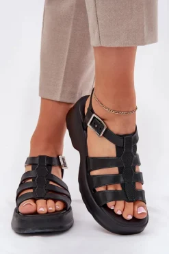 Sandały Damskie Pachnące ZAXY RR285117 Czarne